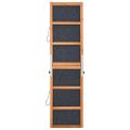 vidaXL Rampa pre psa šedá 120x30 cm jedľové masívne drevo