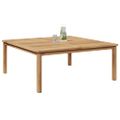 vidaXL Konferenčný stolík Hnedá 110 x 110 x 45 cm Husté teakové drevo