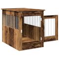 vidaXL Nábytok do prepravky pre psa Old Wood 55x80x68 cm