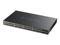 Prepínač - riadený - 44 x 10/100/1000 (PoE+) + 4 x kombinácia Gigabit SFP + 2 x gigabitové SFP - Dá sa namontovať do rozvádzača - PoE+ (375 W)