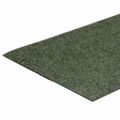 vidaXL Schodové rohože, samolepiace, 15 ks, 60x25 cm, zelené, obdĺžnikové