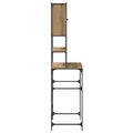 vidaXL Skrinka na práčku Dub artisan 68 x 48,5 x 194 cm