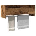 vidaXL skriňa Old Wood 100x32,5x35 cm Engineered Wood