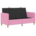 vidaXL Sofa s úložným priestorom Ružová 152 x 78 x 87 cm Polyester