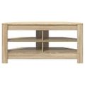 vidaXL RohováTVskriňa 102 x 40,5 x 45 cm Sonoma dub Kompozitné drevo