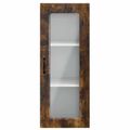 vidaXL Dvierka na umývačku Kalmar Dymová dub 40 x 31 x 100 cm