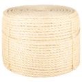 vidaXL Lano 100% sisal 10 mm 500 m