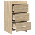 vidaXL Nočné stolíky Dub sonoma 40 x 36 x 70 cm Kompozitné drevo
