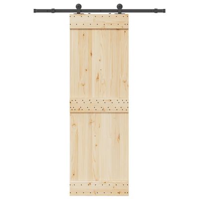 vidaXL Kovanie na posuvné dvere čierne 152,5 cm oceľové