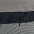 vidaXL Strieška Bimini so 4 oblúkmi a stenami 243x(185-198)x137 cm