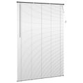 vidaXL Žalúzia Strieborná šedá 213 x 150 cm 25 mm PVC