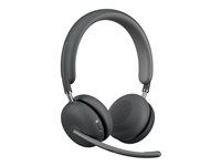 Náhlavná súprava - náhlavná - Bluetooth - bezdrôtový - potlačenie šumu - UBS-C cez adaptér Bluetooth - grafit - certifikované pre Microsoft Teams