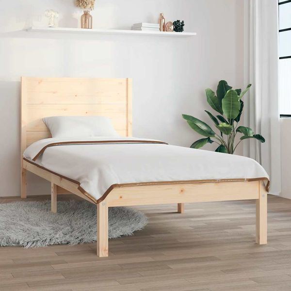 vidaXL Posteľ bez matraca 90x200 cm masívna borovica