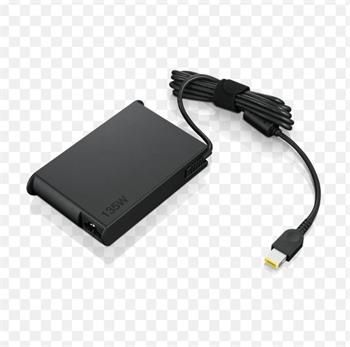 Lenovo adaptér ThinkPad 135W AC-EU (Slim Tip) - plochý tvar Napájecí adaptér, 135W, Slim Tip, 20V/6,75A, 1,8m DC kabel, 1m C5 kabel, pro ThinkCentre Tiny, cerný