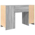 vidaXL Stôl sivý dub sonoma 120x42x76 cm kompozitné drevo