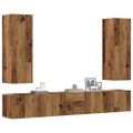 VidaXL 5-dielna súprava nástennej TV skrinky, kompozitné drevo