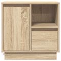 vidaXL Nočný stolík Sonoma dub 50 x 34,5 x 50 cm Kompozitné drevo