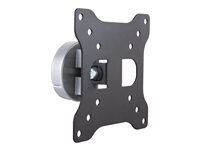 Fixed - Supports Monitors 13" to 34" - VESA Monitor Wall Mount Bracket - Aluminum - Black & Silver (ARMWALL) - Montážna sada (držiak displeja, kľúč) - pre monitor/plochý panel - hliník - veľkosť obrazovky: 13"-34" - montáž na stenu