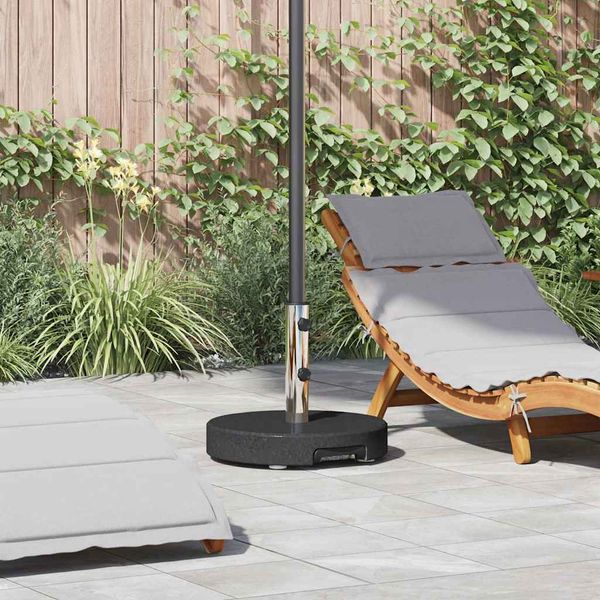 vidaXL Základňa pre slnečník Čierna Ø 45 x 37.5 cm Granite