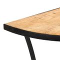 vidaXL Príručný stolík 110x40x77 cm mangovníkový masív