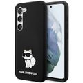 Puzdro Karl Lagerfeld pre Samsung Galaxy S24 KLHCS24SSNCHBCK čierna HC SILICONE NFT CHOUPETTE