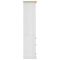 vidaXL Skrinka biela 80x40x170 cm mexická borovica Corona Range
