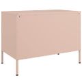 vidaXL TV skrinky 2 ks ružové 68x39x50,5 cm oceľ