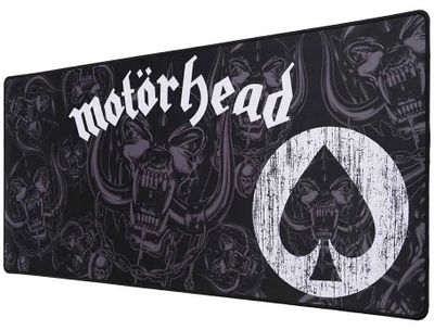 Motorhead herní podložka XXL/ 90 x 40 cm podložka pod myš XXL, 90 × 40 cm, Motörhead, mikrotexturovaný povrch, protiskluzová základna, šité okraje