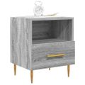 vidaXL Nočné stolíky 2 ks sivé sonoma 40x35x47,5 cm kompozitné drevo
