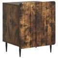 vidaXL Nočný stolík 2 ks Dymový dub 43 x 34,5 x 52 cm Kompozitné drevo
