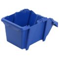 vidaXL Stohovateľné úložné boxy 75 ks, 153x244x123 mm, modré