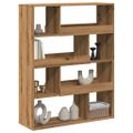 vidaXL Deliaca stena dub artisian 100x33x125,5 cm kompozitné drevo