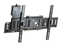 Montážna súprava (svorka na stenu, montážne úchyty, doska pre rýchle uvoľnenie VESA) - pre LCD display / CPU - čierna - veľkosť obrazovky: od 32"