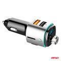 FM vysielač 2× USB-A microSD 12/24V AMiO-04654