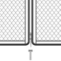 vidaXL Záhradná brána z ocele 350x175 cm antracitová