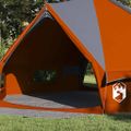 vidaXL Teepee stan pre 8 osôb 8 osoba Šedá a oranžová