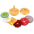 Montessori drevený hamburger Kruzzel 22673