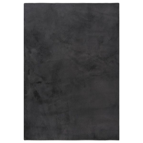 vidaXL Koberec umelá králičia kožušina 200x300 cm antracitový