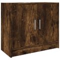 vidaXL Skrinka pod umývadlo dymový dub 63x29x55 cm spracované drevo