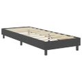 vidaXL Rám na boxspring posteľ, sivý, látka 100x200 cm