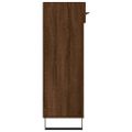vidaXL Botník hnedý dub 60x35x105 cm kompozitné drevo