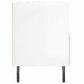 vidaXL Nočné stolíky 2 ks lesklé biele 40x35x47,5 cm kompozitné drevo