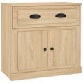 vidaXL Komoda dub sonoma 70x35,5x67,5 cm spracované drevo