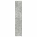 vidaXL Highboard Concrete Grey 37,5x35x180 cm Konštrukčné drevo