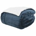 vidaXL Deky Námornícka modrá 240 x 270 cm 3.17 kg Flís