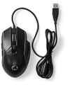 NEDIS herní myš GMWD510BK/ drátová/ optická/ podsvícená/ 7200dpi/ 6tlačítková/ USB/ černá Myš, herní, drátová, optická, barevné podsvícení, 7200DPI, 6 tlacítek, USB, cerná
