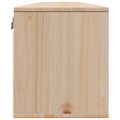 vidaXL Nástenné skrinky 2 ks 100x30x35 cm masívna borovica