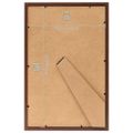 vidaXL Fotorámiky na stenu alebo stôl 3 ks hnedé 59,4x84 cm MDF