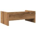 vidaXL Stojan na monitor dub artisian 42x24x16 cm kompozitné drevo