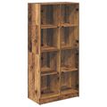 vidaXL Highboard Staré drevo 68 x 37 x 142 cm Kompozitné drevo